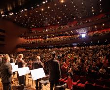 Concerto de encerramento da Orquestra Sinfônica do Paraná em 2025.