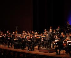 Concerto de encerramento da Orquestra Sinfônica do Paraná em 2025.