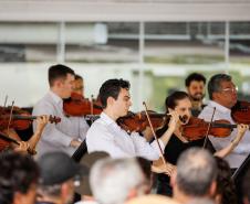 Orquestra Sinfônica do Paraná no Museu Oscar Niemeyer em dezembro de 2025