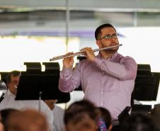 Orquestra Sinfônica do Paraná no Museu Oscar Niemeyer em dezembro de 2025