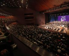 Centro Cultural Teatro Guaíra divulga a programação do primeiro semestre de 2026. Imagem do Encerramento Erudito da 42ª Oficina de Música de Curitiba.
