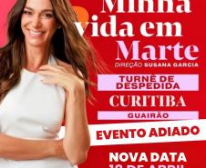 O espetáculo foi reagendado para dia 18 de abril. 