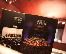 O lançamento do livro que traz a trajetória de 40 anos da OSP será no foyer do auditório Bento Munhoz da Rocha Neto (Guairão), com entrada gratuita.