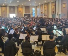 Orquestra Sinfônica do Paraná se apresenta para 700 estudantes em Campo Largo