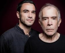 Ricardo e Caio Blat estrelam espetáculo "Subversão Kafka", no Guairinha