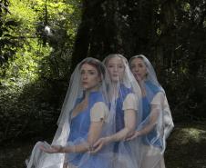 Ariela Pauli, Deborah Chibiaque e Fernanda Verardo são as bailarinas que interpretam as "Giselles" em um dos elencos do espetáculo