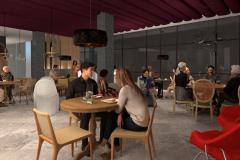 Imagem do projeto do Café do Teatro Guaíra