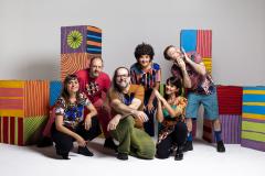 Barbatuques em pose para foto