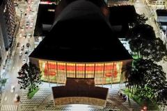 fachada teatro guaíra - foto noturna