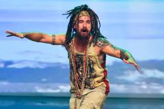 Marco Luque em seus personagens 