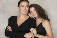 A atriz Lilia Cabral e a filha Giulia Bertolli