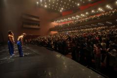Apresentação do Balé Teatro Guaíra, espetáculo "Contraponto".  