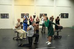 Ensaio do espetáculo  "Gregor - uma jornada patética" pela G2 Cia de Dança Teatro Guaíra  