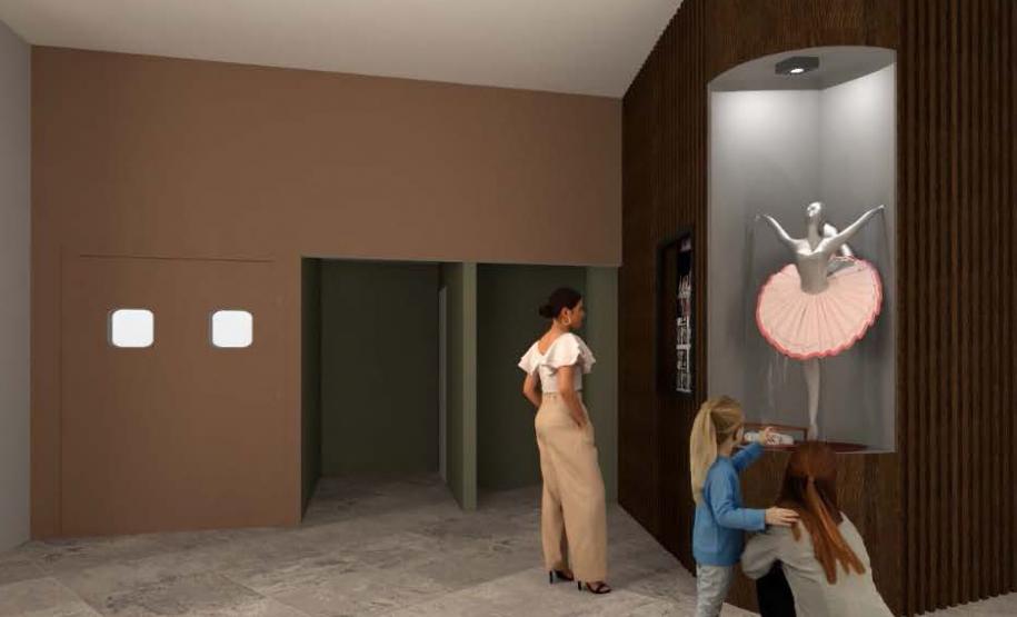 Imagem do projeto do Café do Teatro Guaíra