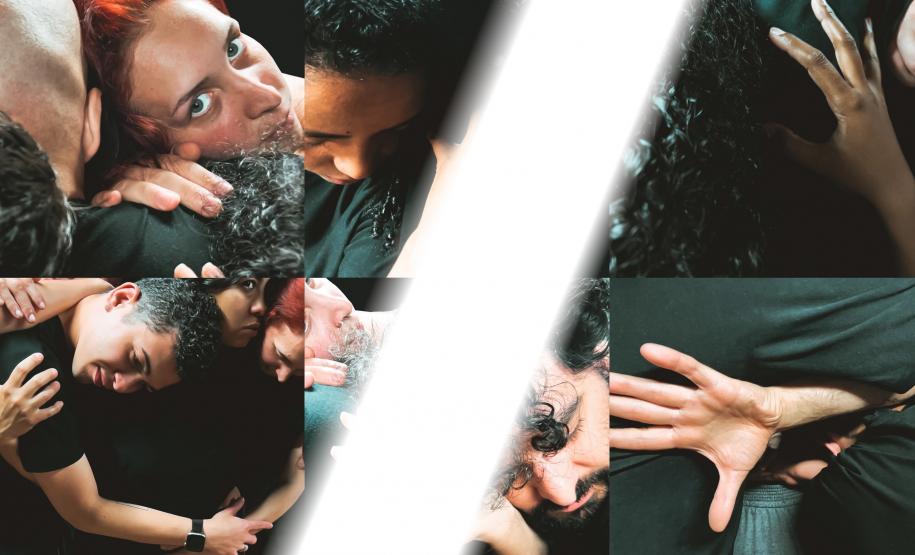 Arte da peça com montagem de fotos