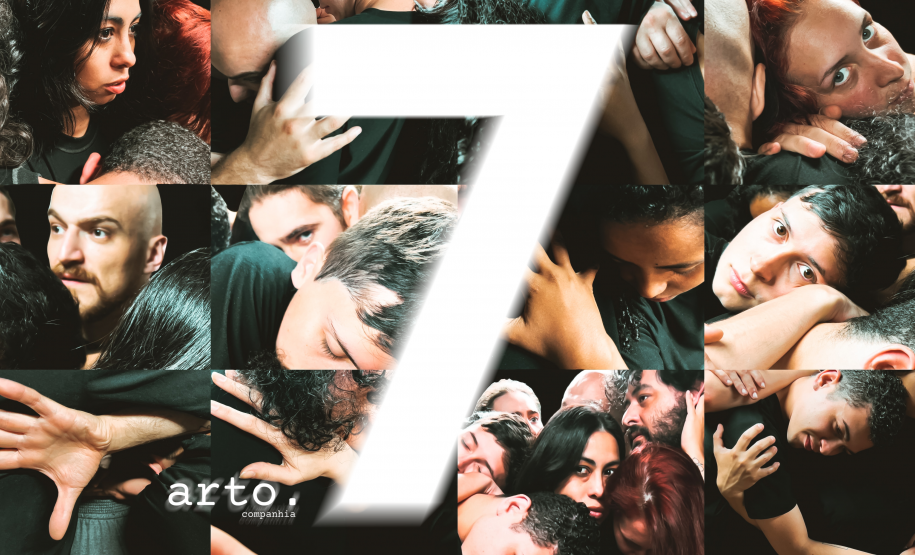 Arte da peça com montagem de fotos