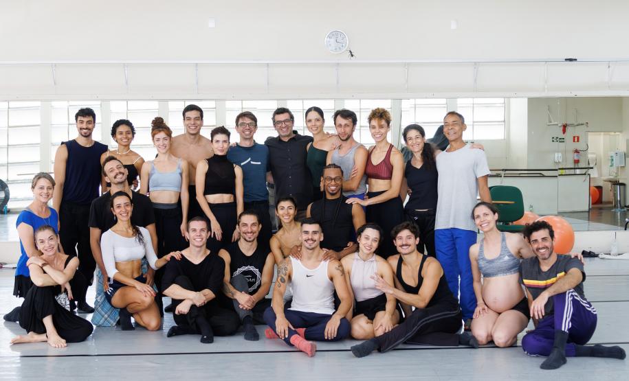 Primeiro ensaio para a nova obra: a companhia