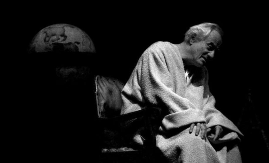 Peça "A Vida de Galileu", com Paulo Autran (1989)