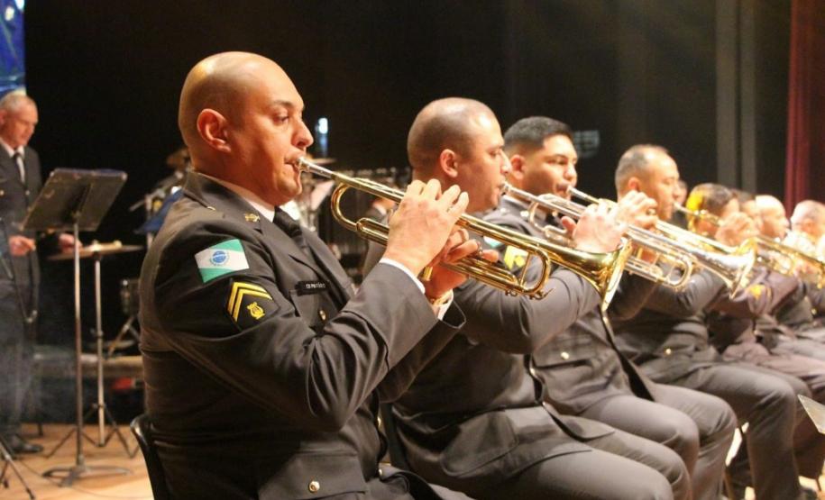 Concerto da Banda da PMPR em 2023 no Teatro Guaíra
