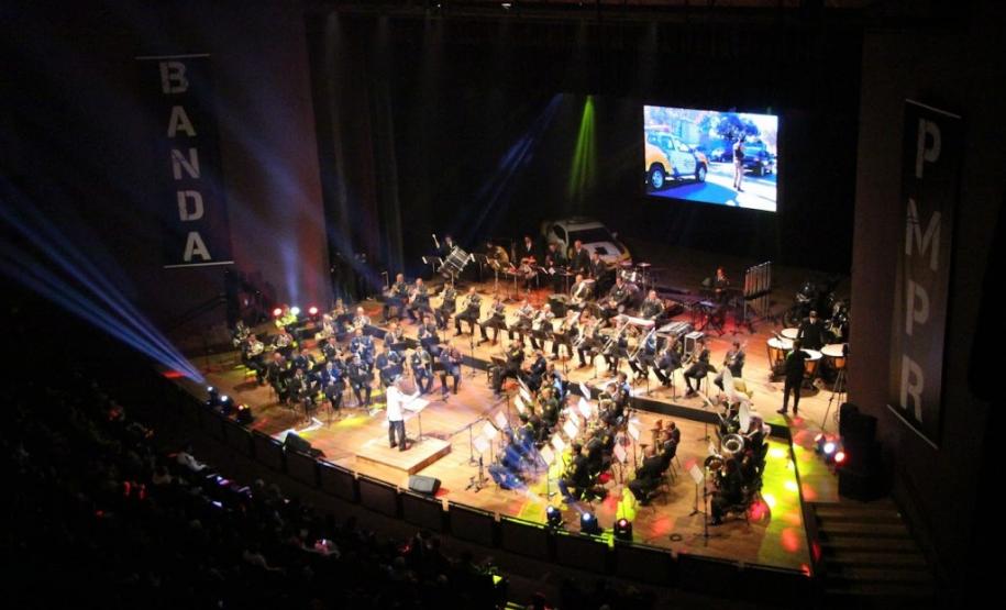 Concerto da Banda da PMPR em 2023 no Teatro Guaíra