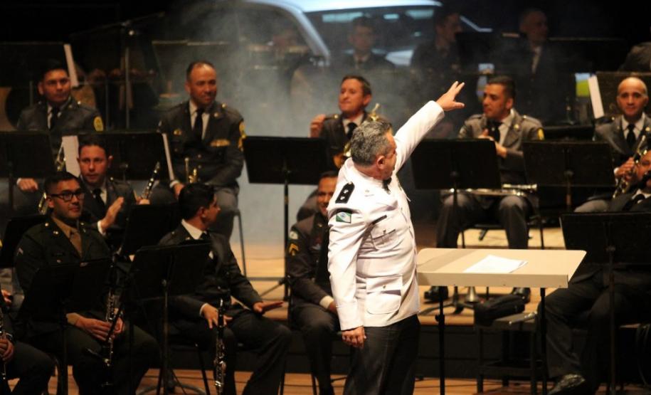 Concerto da Banda da PMPR em 2023 no Teatro Guaíra