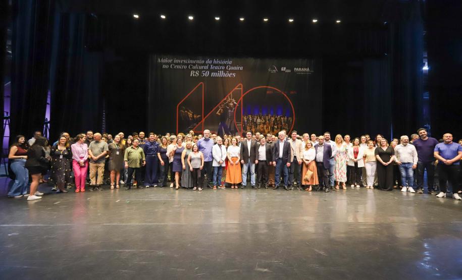 Evento no placo do Guairão