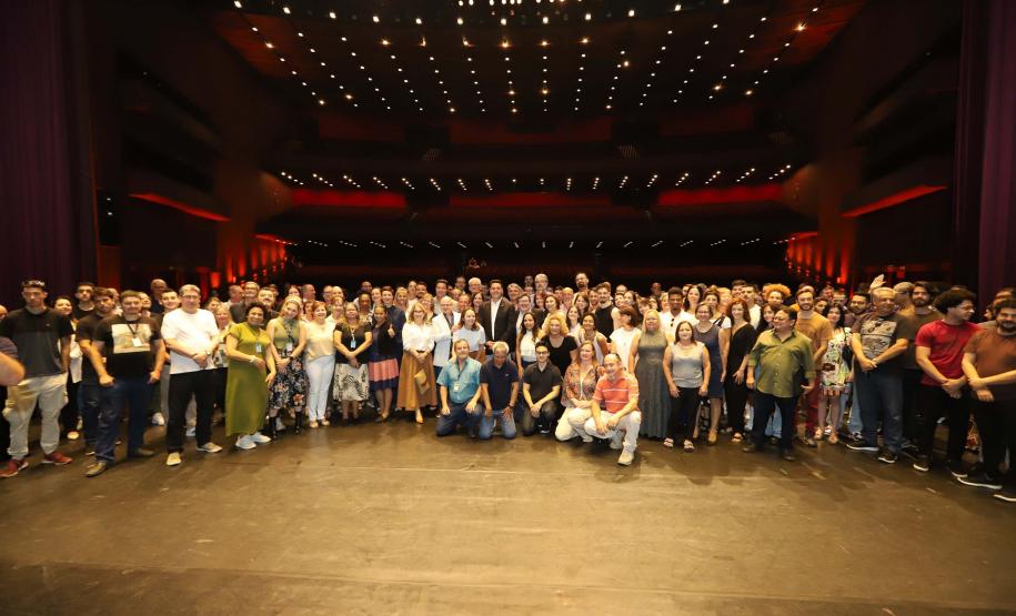 Evento no placo do Guairão