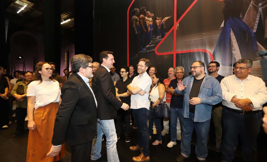 Evento no placo do Guairão