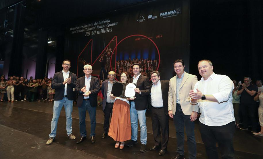 Evento no placo do Guairão