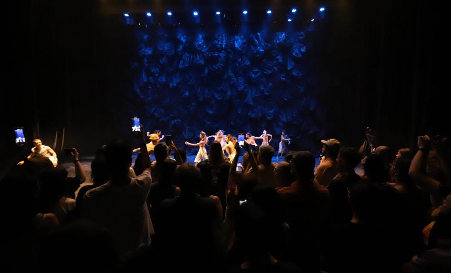 Cenas da visita especial "Guaíra do avesso"