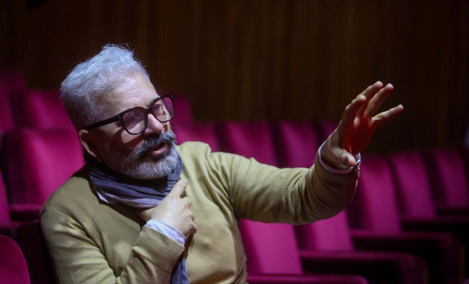 Áldice Lopes, diretor artístico do Centro Cultural Teatro Guaíra