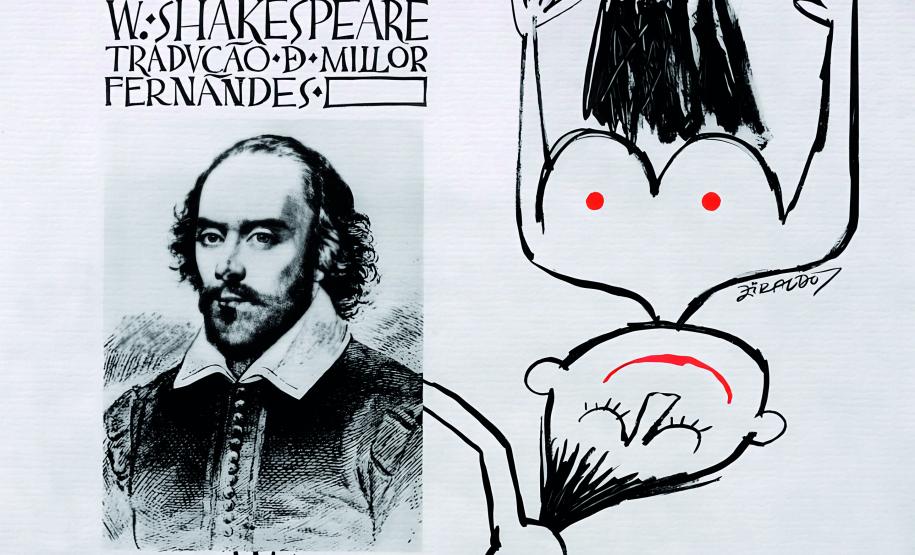 Cartaz da peça A megera domada (1964)