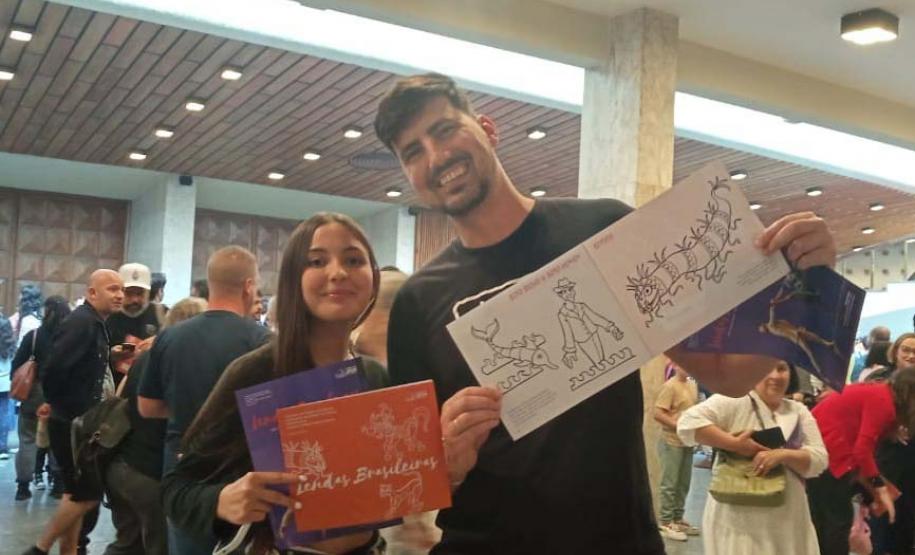 O casal Clara Maltaca Pypcak e Rodrigo Lucchin Paukner