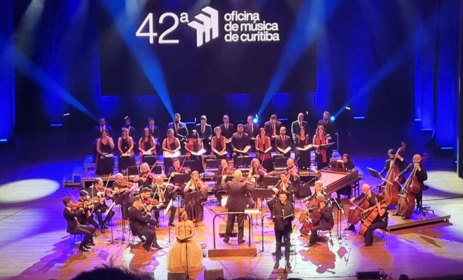 Concerto da Abertura da Oficina de Música de Curitiba.
