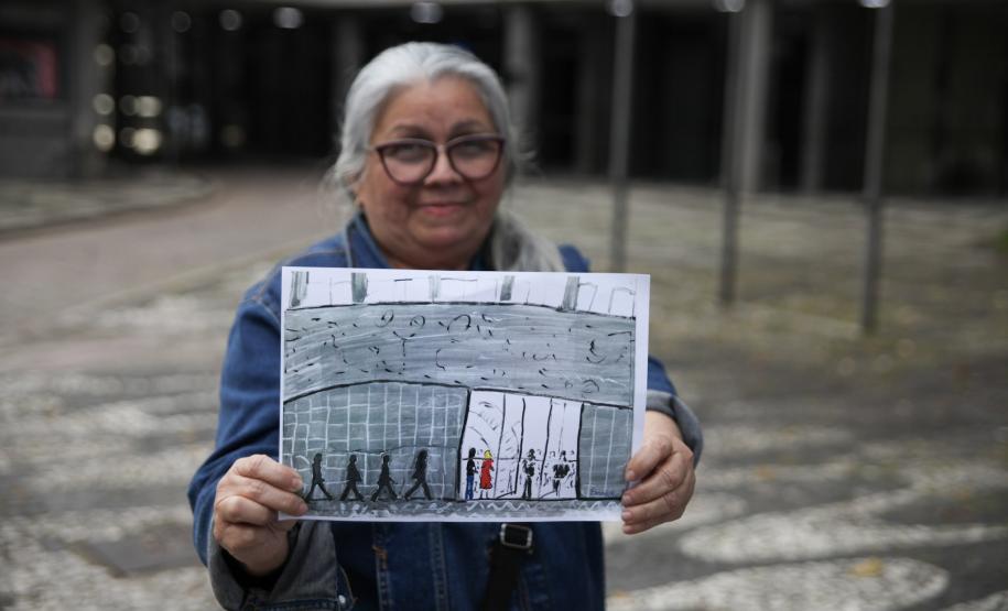 Fã da Orquestra Sinfônica do Paraná e de Beatles, artista ilustra concertos há uma década