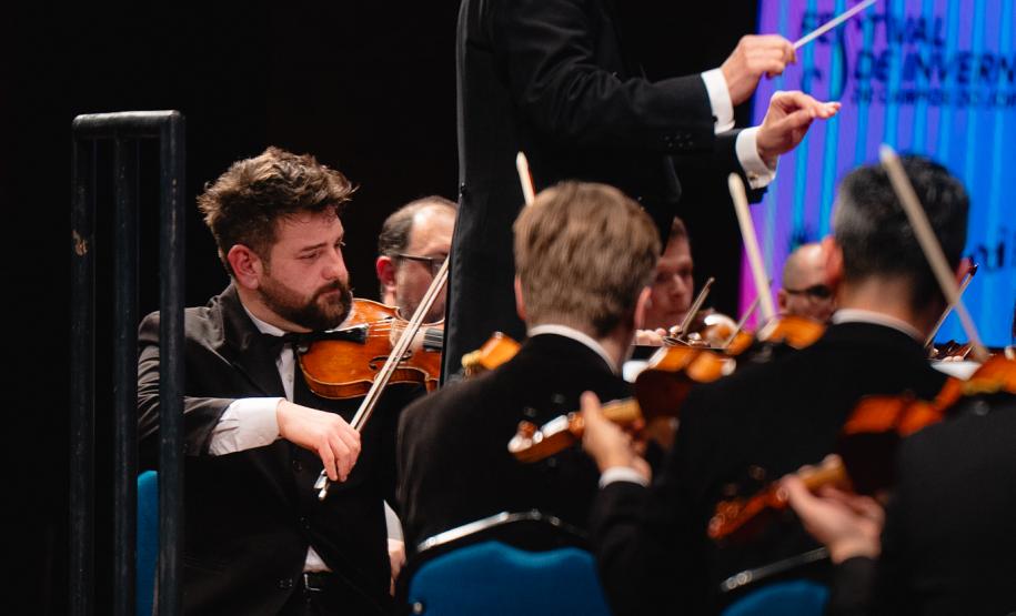 Orquestra Sinfônica do Paraná lota duas apresentações no Festival de Inverno de Campos do Jordão
