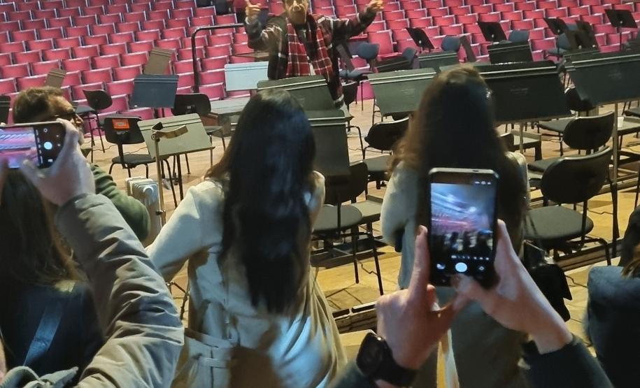 Centro Cultural Teatro Guaíra recebe especialista em acústica para consultoria