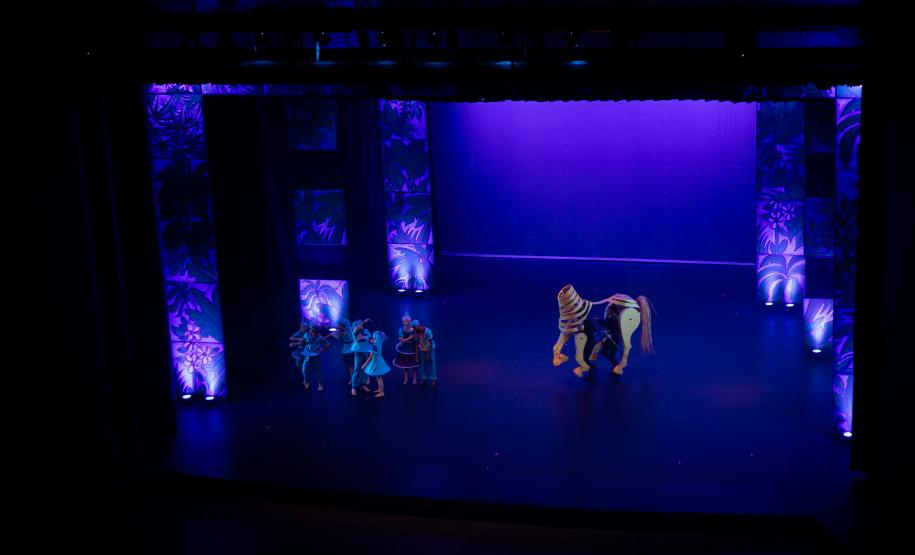 Entrega da reforma do telhado do Teatro Guaíra / parceria da AUDI - Apresentação de Ballet para 600 crianças de escolas públicas.