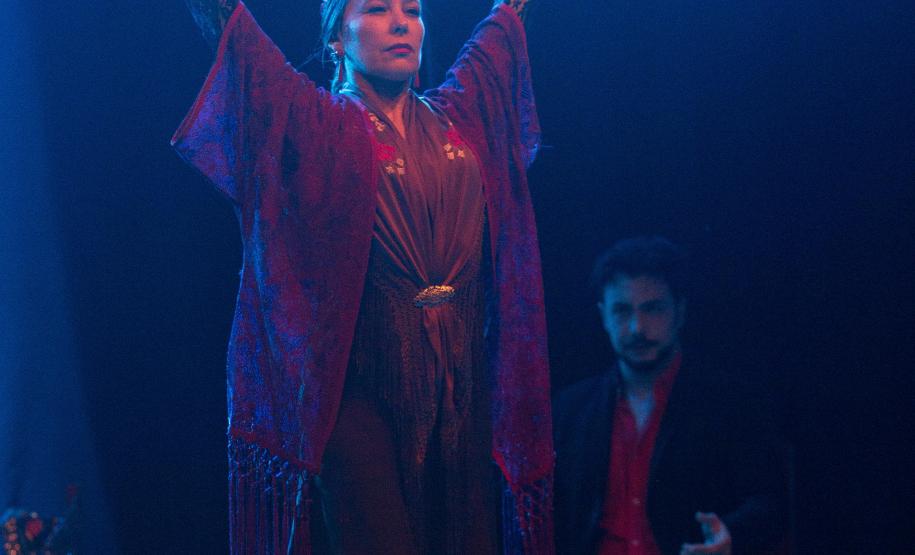 Arte Flamenca no palco do Guairinha: Aire Flamenco em "El Árbol"
