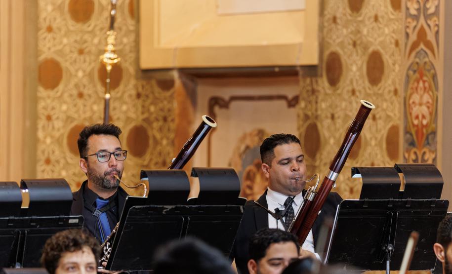 A útima apresentação da Orquestra Sinfônica do Paraná deste ano do projeto "Guaíra para Todos " na Igreja Matriz de Campo Largo.