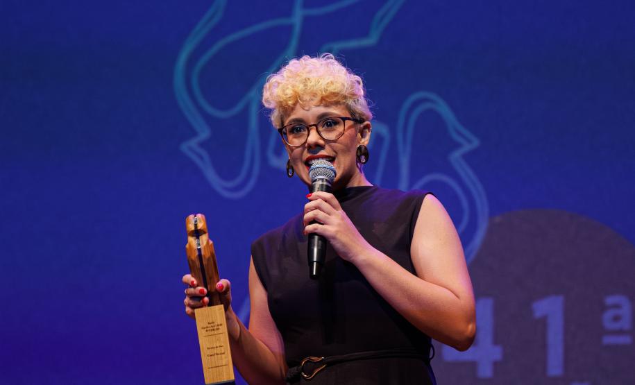 Cerimônia de entrega do prêmio Gralha Azul aconteceu nesta segunda-feira (01).