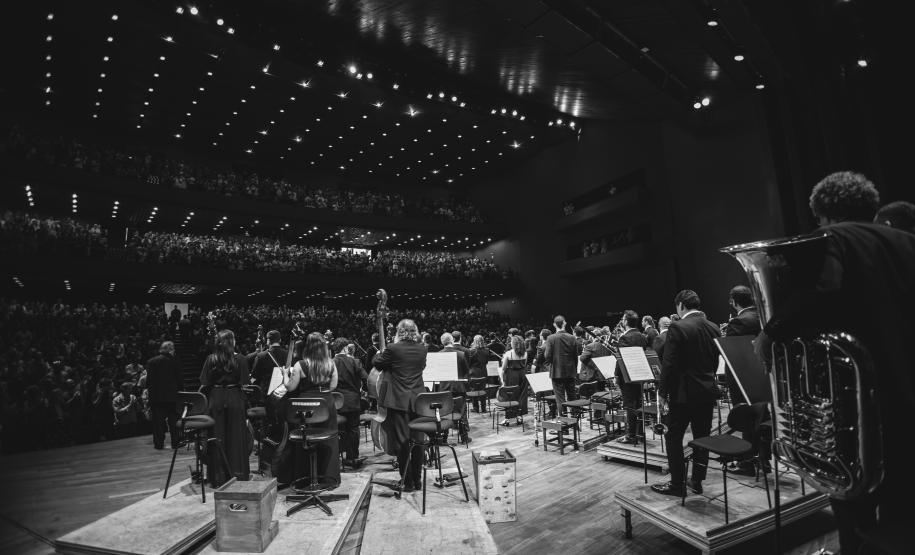 Concerto de encerramento da Orquestra Sinfônica do Paraná em 2025.