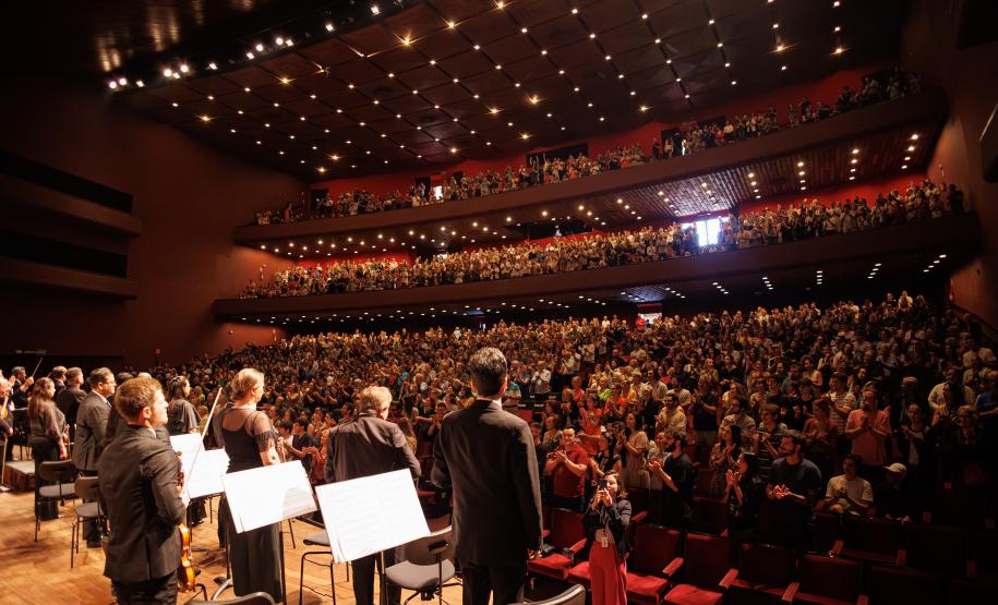 Concerto de encerramento da Orquestra Sinfônica do Paraná em 2025.