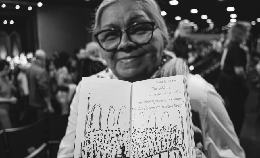 Concerto de encerramento da Orquestra Sinfônica do Paraná em 2025.