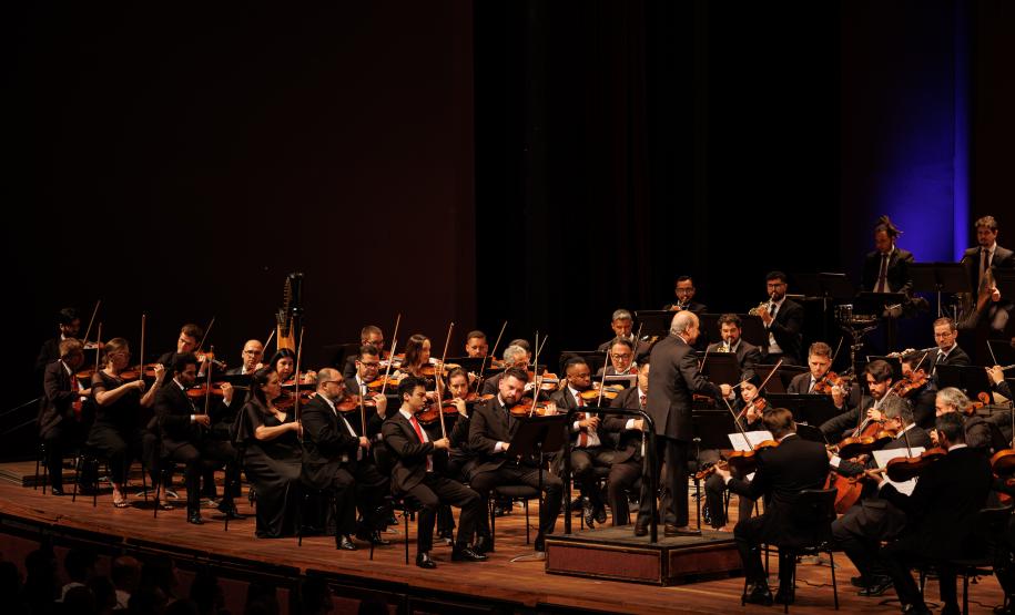 Concerto de encerramento da Orquestra Sinfônica do Paraná em 2025.