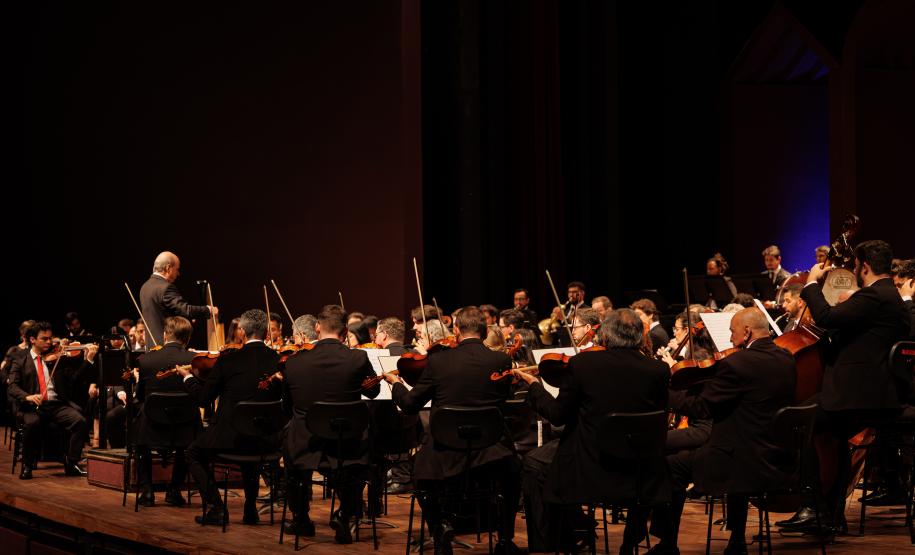 Concerto de encerramento da Orquestra Sinfônica do Paraná em 2025.
