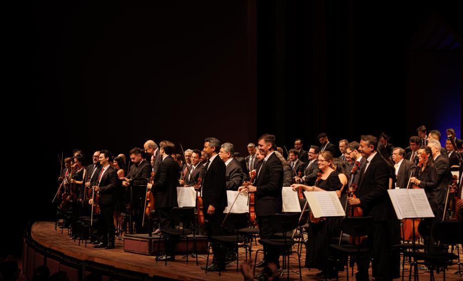 Concerto de encerramento da Orquestra Sinfônica do Paraná em 2025.