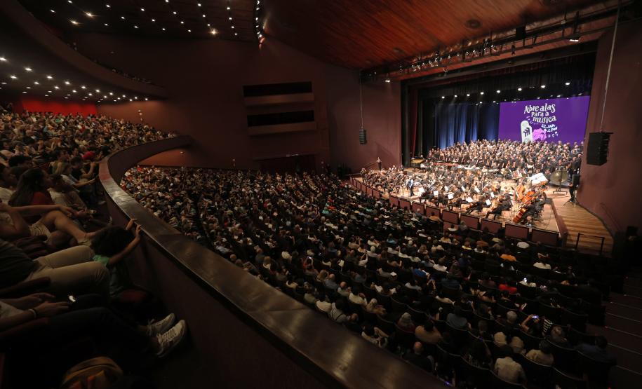 Centro Cultural Teatro Guaíra divulga a programação do primeiro semestre de 2026. Imagem do Encerramento Erudito da 42ª Oficina de Música de Curitiba.