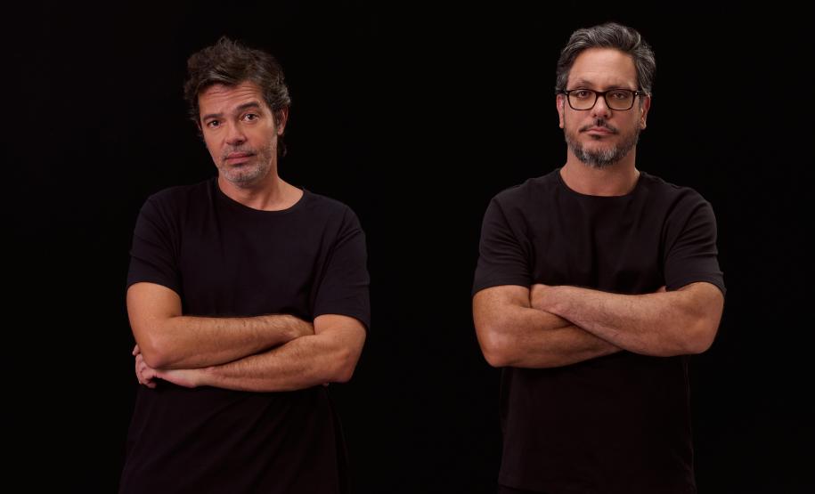 Lucio Mauro Filho e Bruno Mazzeo celebram a amizade e legado familiar em "Gostava Mais Dos Pais", no Guairão