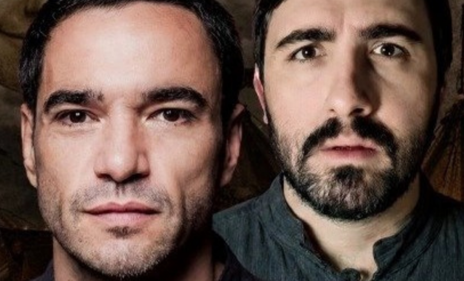 Caio Blat e Pedro Henrique Müller apresentam o espetáculo "Subversão Kafka", no Guairinha